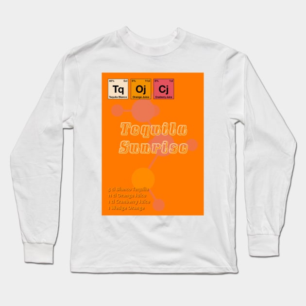 Tequila Sunrise Long Sleeve T-Shirt by Art-Frankenberg